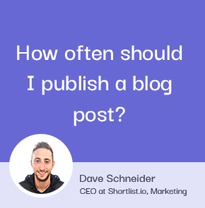 how often blog post